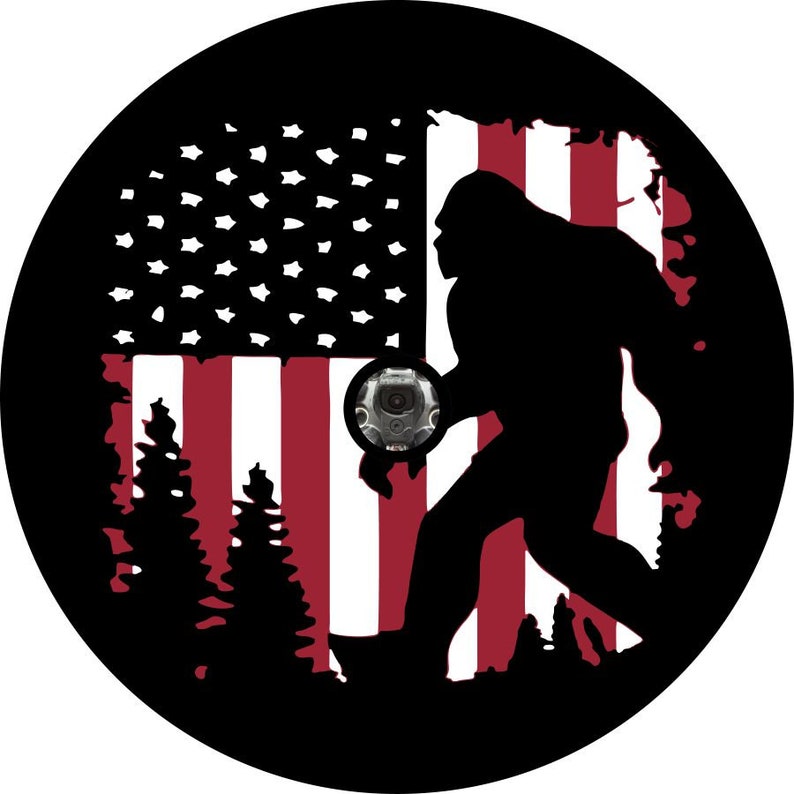 HOT Chicago Bears American Flag Spare Tire Cover