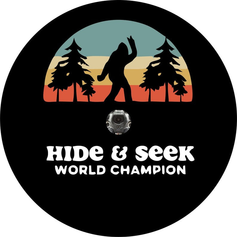 Bigfoot Hide  Seek Champion Black Spare Tire Cover – Dirty Acres