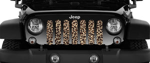 Leopard Print Jeep Grille Insert
