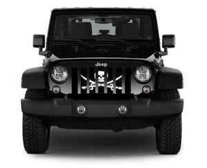 Pirate Flag - Skull and Swords Jeep Grille Insert