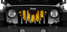 DOUBLE SIDE - Sunflower Jeep Grille Insert