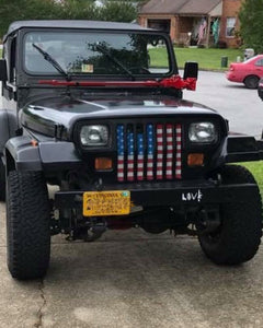 Old Glory Jeep Grille Insert