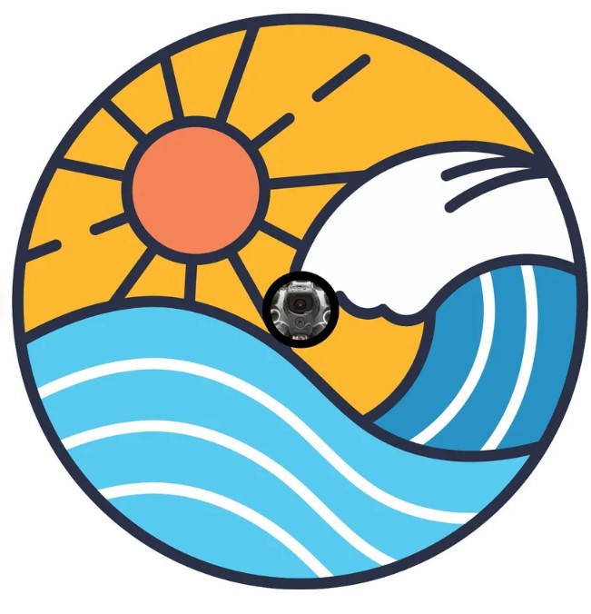 Sunset On A Beach Wave Spare Tire Cover – Dirty Acres
