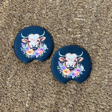 Hghland Cow Car Coasters