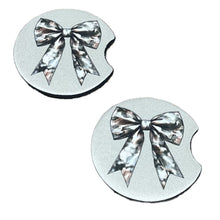 Woodland Camo Bows Car Coasters