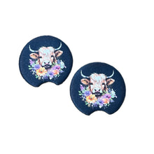 Hghland Cow Car Coasters