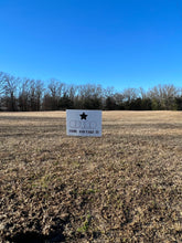 Come and Take it Razor Wire Texas Flag Yard Sign