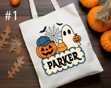 Custom Name Halloween Trick or Treat Bags