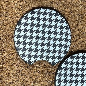 Houndstooth Car Coasters