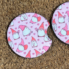 Valentine’s Gnomes Car Coasters