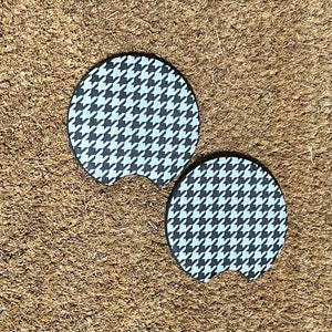 Houndstooth Car Coasters