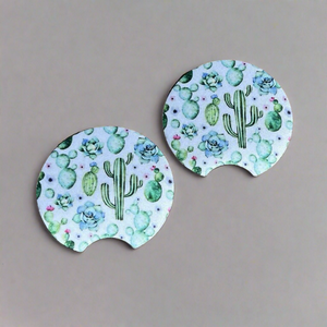 Spring Cactus Car Coaster