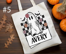Custom Name Halloween Trick or Treat Bags