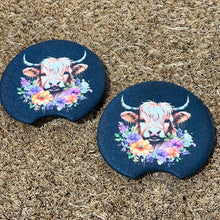 Hghland Cow Car Coasters