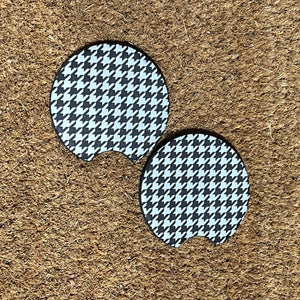 Houndstooth Car Coasters