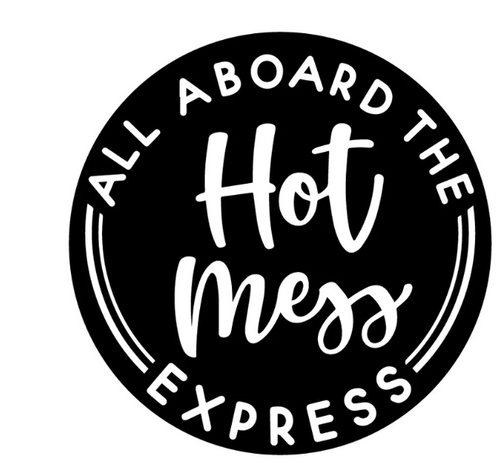 All Aboard The Hot Mess Express Spare Tire Cover