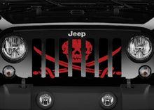 Ahoy Matey Dark Red Pirate Flag Grille Insert