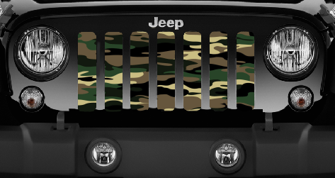 Army Woodland Camo Grille Insert