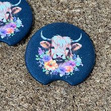 Hghland Cow Car Coasters