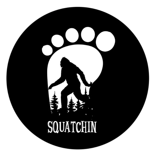 Bigfoot Footprint Spare Tire Cover