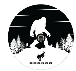 Bronco Sasquatch Custom Spare Tire Cover