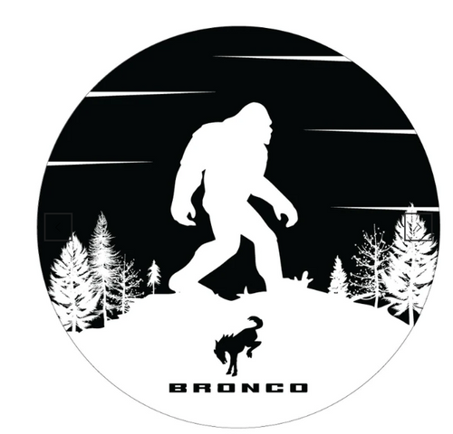 Bronco Sasquatch Custom Spare Tire Cover