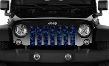 Blue Dragonflies Jeep Grille Insert