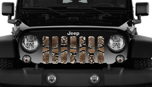 Brown Snake Skin Grille Insert