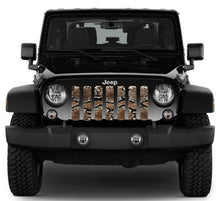Brown Snake Skin Grille Insert