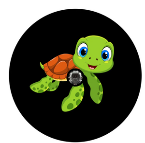 Cute Cartoon Turtle Spare Tire Cover