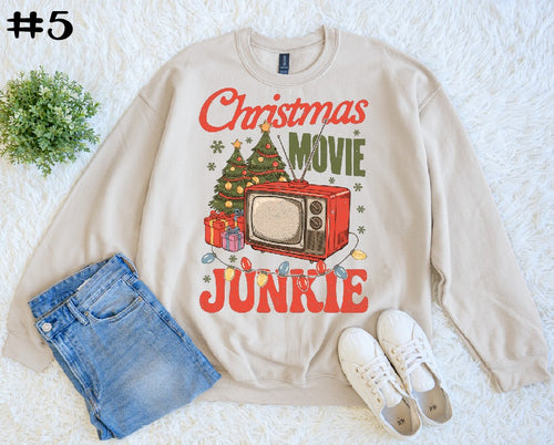Christmas Movie Junkie Sweatshirt