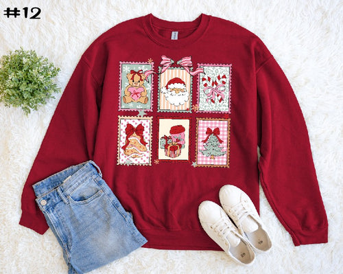Christmas Stamps Sweatshirt
