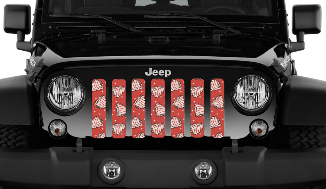 Christmas Tree Cakes Red Jeep Grille Insert