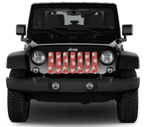 Christmas Tree Cakes Red Jeep Grille Insert