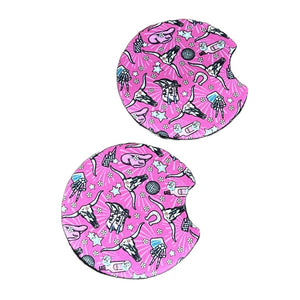 Pink Rodeo Car Coaster