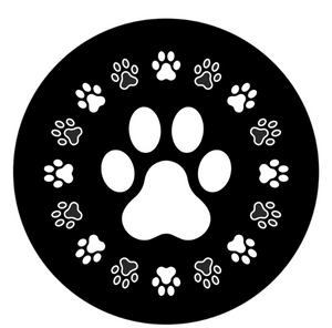 Dog Paws Around Dog Paw Spare Tire Cover