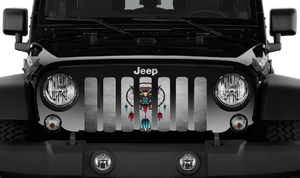 Dream Catcher Owl Jeep Grille Insert