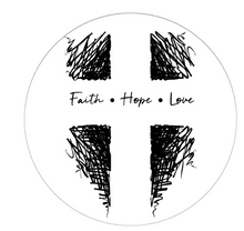 Faith Hope Love Christian Religious Cross Spare Tire Cover