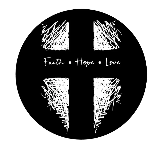 Faith Hope Love Christian Religious Cross Spare Tire Cover