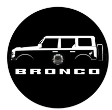 Ford Bronco Silhouette Custom Spare Tire Cover