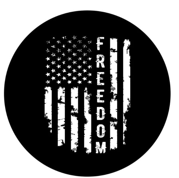 Freedom American Flag Spare Tire Cover
