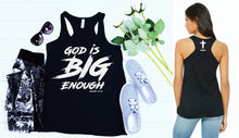 God is Big Enough Razorback Tank Top