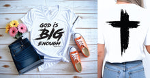 God is Big Enough V-Neck T-Shirt