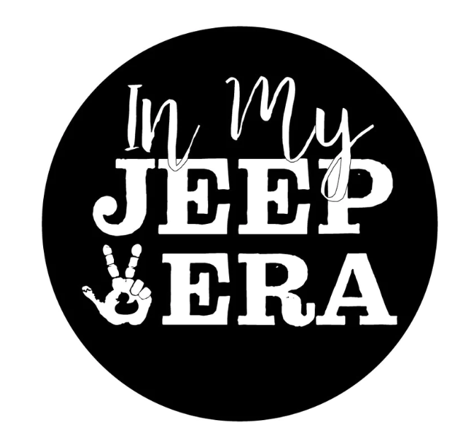 In My Jeep Era Duck & Jeep Wave Spare Tire Cover