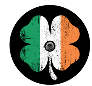 Irish Flag Shamrock Spare Tire Cover