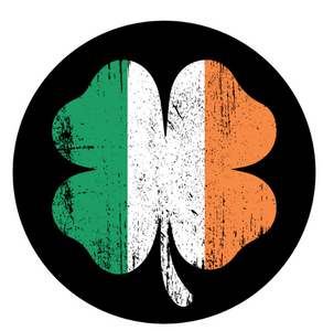 Irish Flag Shamrock Spare Tire Cover