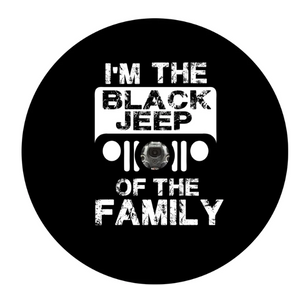 I'm The Black Jeep Of The Family Spare Tire Cover