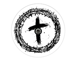 Jesus Crown Of Thorns Christian Cross White Spare Tire Cover