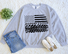 JU Tire Tread Flag Sweatshirt
