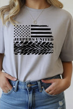 JU Tire Tread Flag T-Shirt